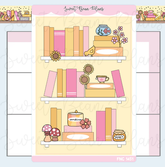 April 2026 Bookshelf | Large Sticker