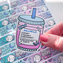 Aquarius Coffee Order | Vinyl Sticker