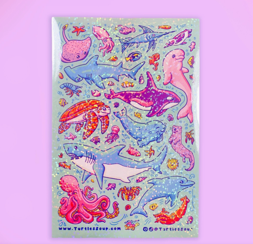 Aquarium | Vinyl Sticker Sheet