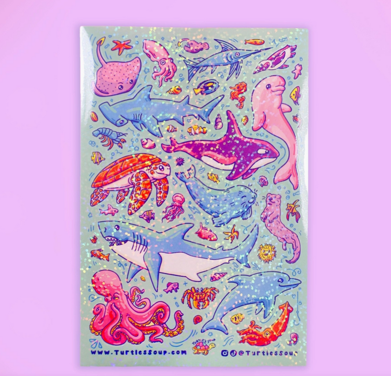 Aquarium | Vinyl Sticker Sheet