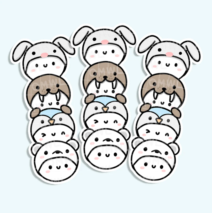 Arctic Animals | Vinyl Sticker