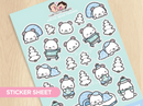 Arctic Bear | Big Sticker Sheet