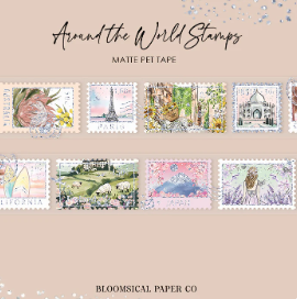 Around The World Stamps | PET Tape