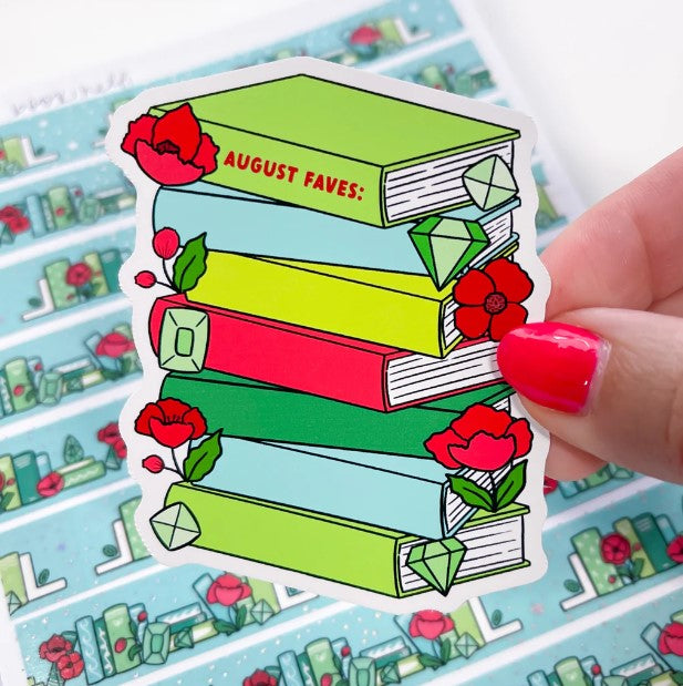 August Fave Books | Vinyl Sticker