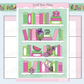 August Bookshelf 2025 | Large Sticker