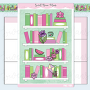 August Bookshelf 2025 | Large Sticker