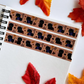Autumn Black Cats | Stamp Washi