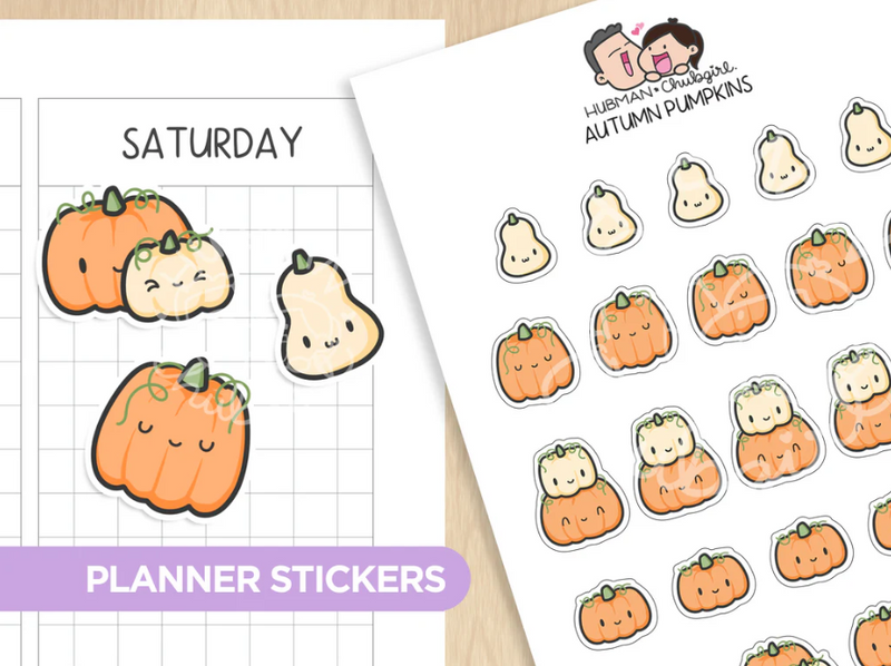 Autumn Pumpkins | Sticker Sheet