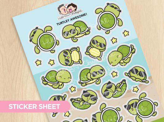 Turtley Awesome | Big Sticker Sheet