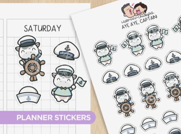 Aye Aye Captain | Sticker Sheet