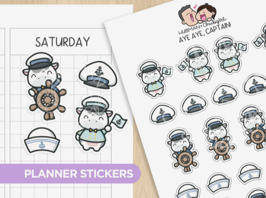 Aye Aye Captain | Sticker Sheet