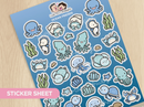 Ocean Friends | Big Sticker Sheet