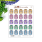 Time to Explore - Rainbow Backpack | Sticker Sheet