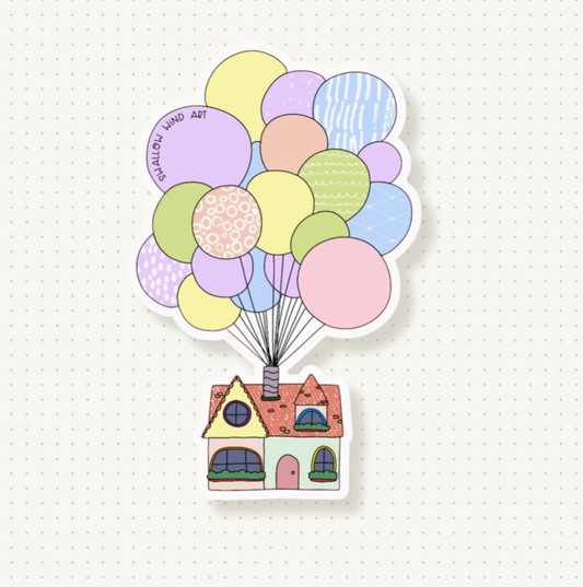 Balloon House | Vinyl Sticker