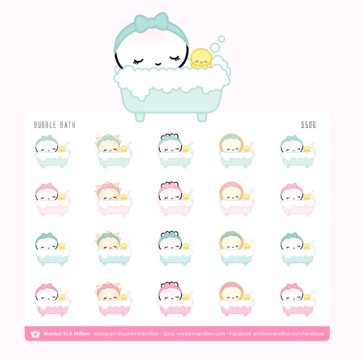 Bubble Bath | Sticker Sheet
