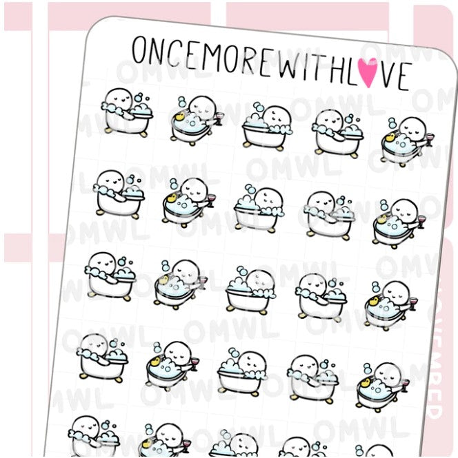 Bath Time 2.0 | Sticker Sheet