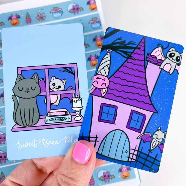Batty House | Washi Card