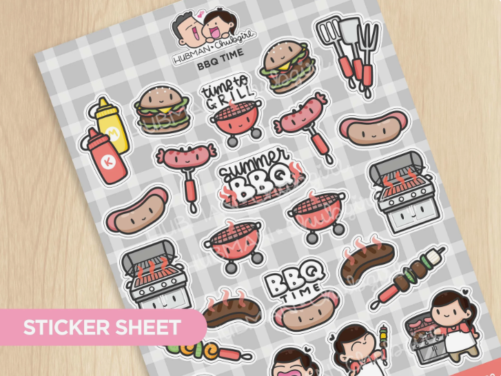 BBQ Time | Sticker Sheet