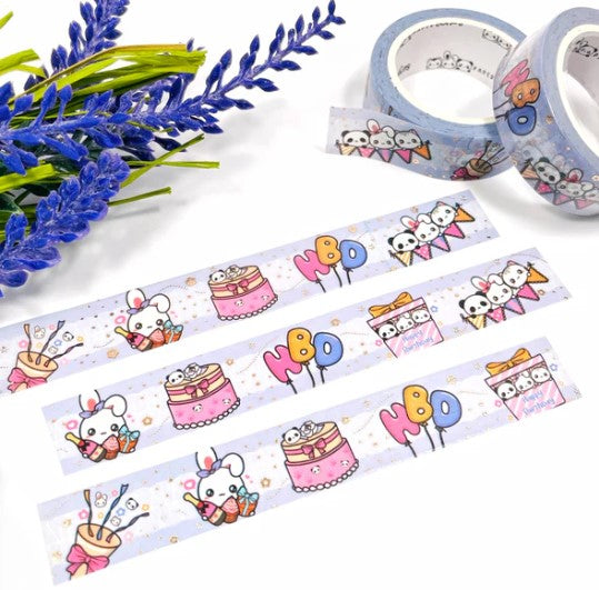 Birthday - Pastel Blue | Washi