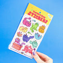 Birthday Cats | Vinyl Sticker Sheet