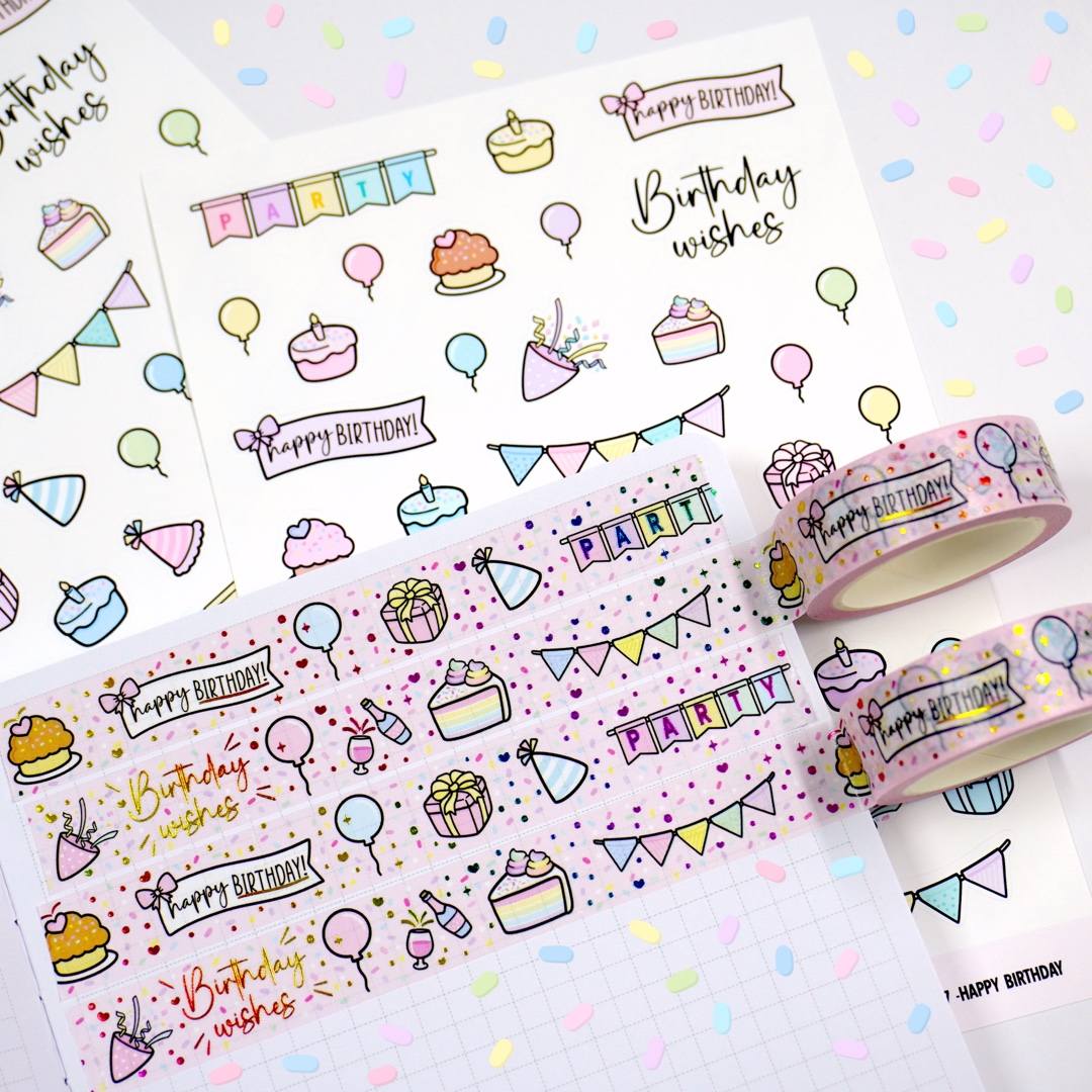Happy Birthday | Washi