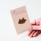 Brown Cat | Holographic Sticker