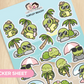 Turtley Beachy | Big Sticker Sheet