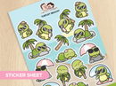Turtley Beachy | Big Sticker Sheet