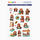 Beavering Away Cafe | Sticker Sheet