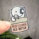 Professional Bed Rotter | Glitter Vinyl Sticker