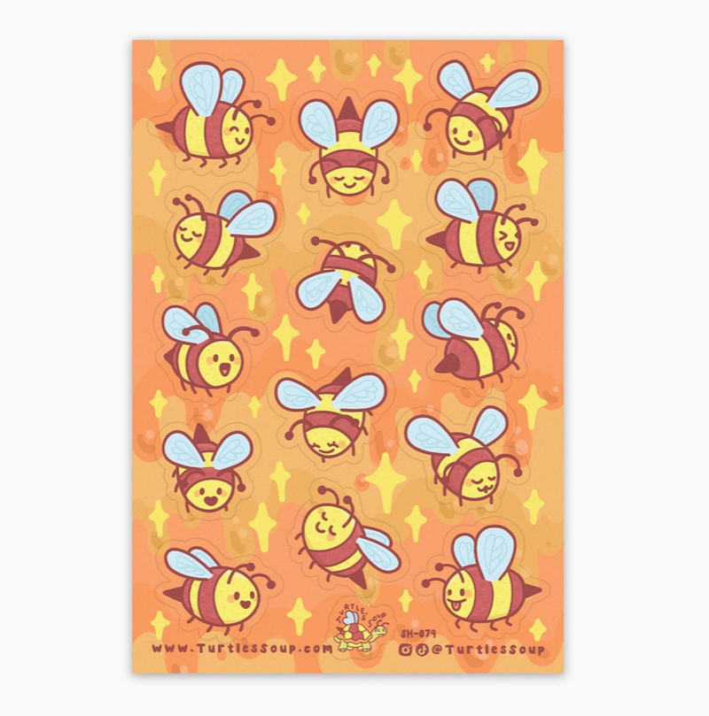 Busy Bee | Vinyl Sticker Sheet