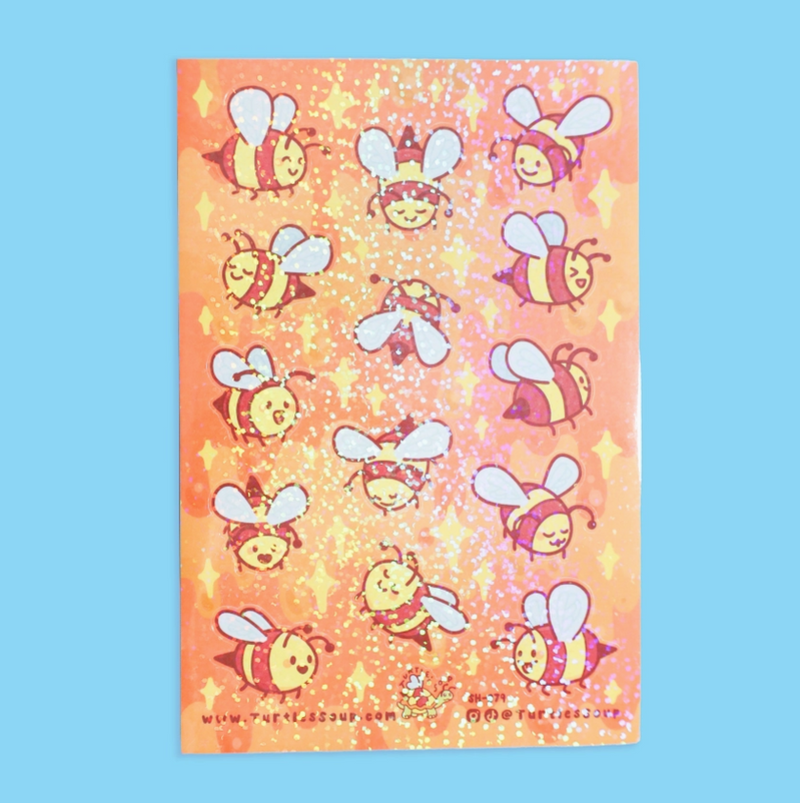 Busy Bee | Vinyl Sticker Sheet