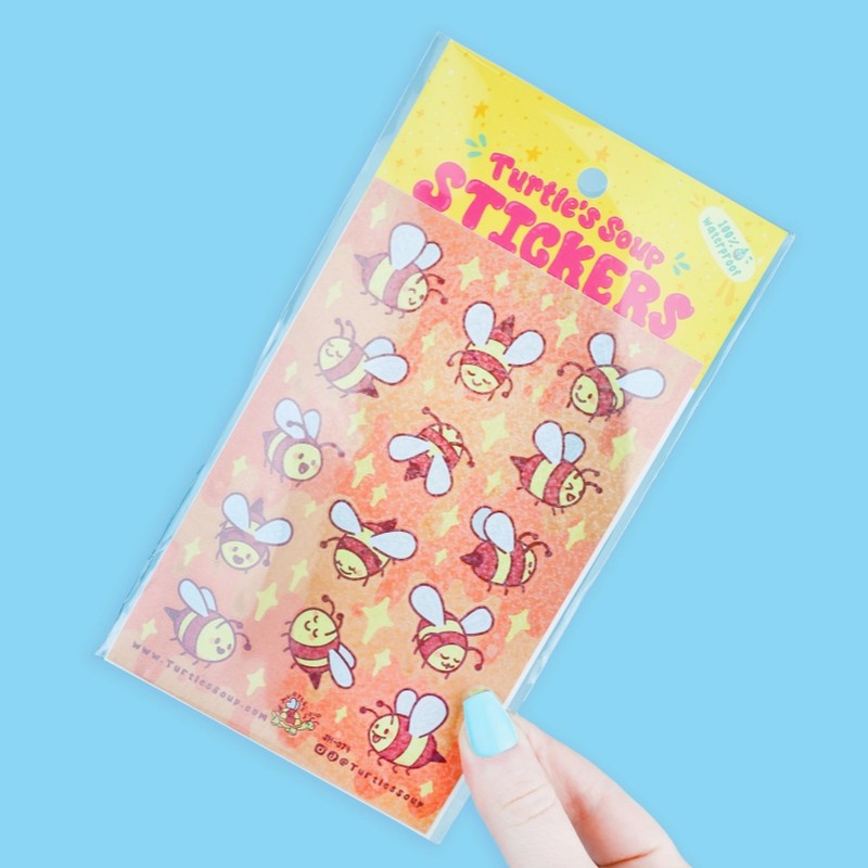Busy Bee | Vinyl Sticker Sheet