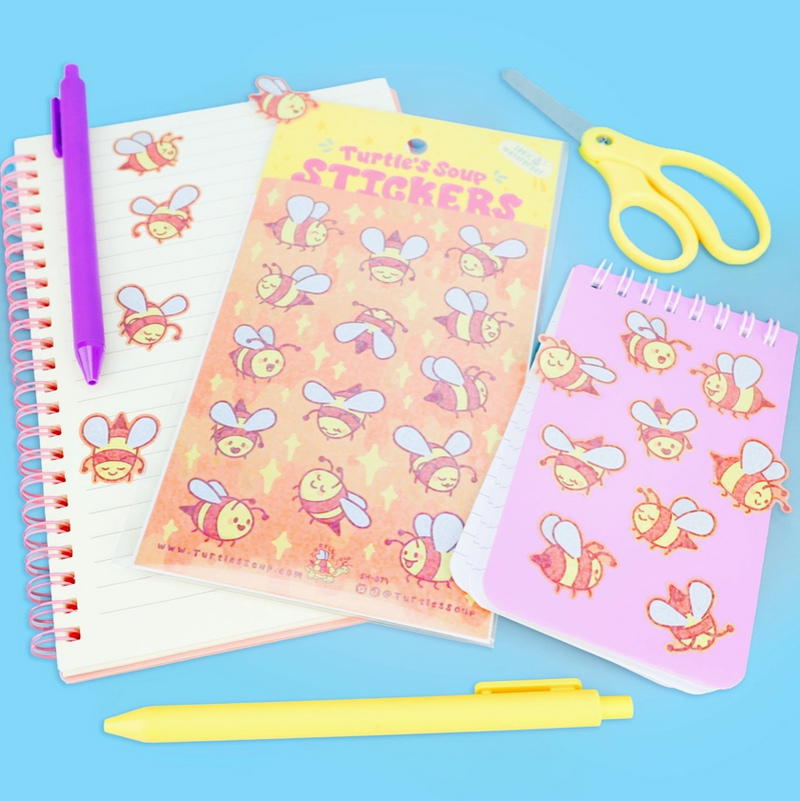 Busy Bee | Vinyl Sticker Sheet