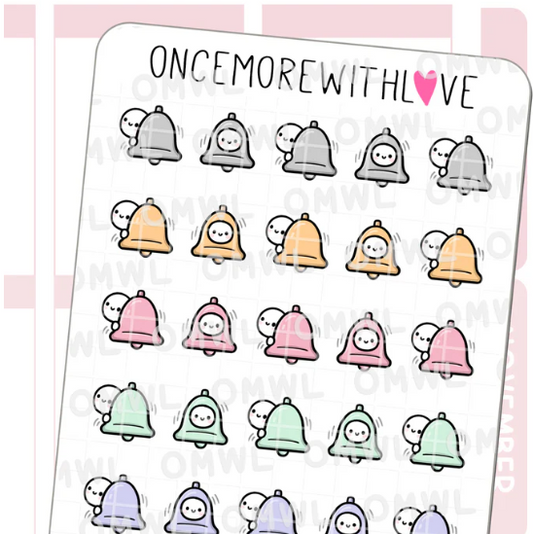 Bell Notification | Sticker Sheet
