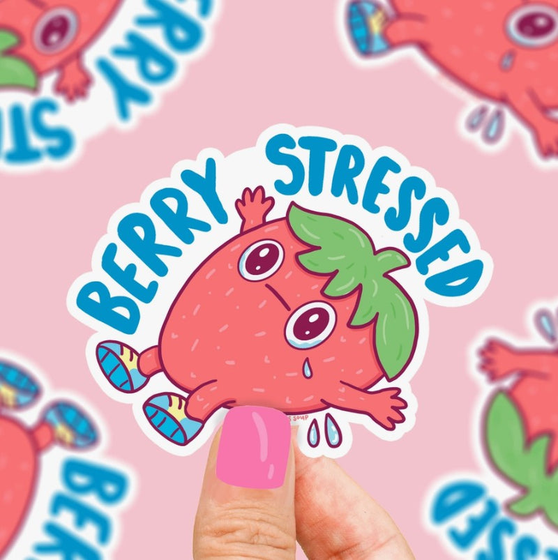 Berry Stressed | Vinyl Sticker