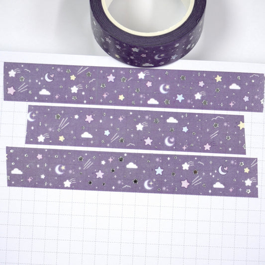Beyond the stars - Muted violet | Washi