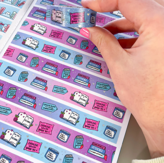 Book BF Doodles Bookshelf | Washi