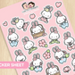 Spring Bunnies | Big Sticker Sheet