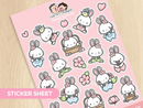 Spring Bunnies | Big Sticker Sheet