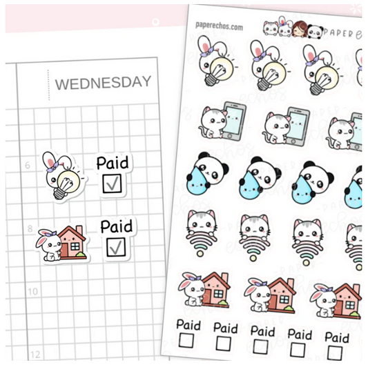 Bill Due | Sticker Sheet
