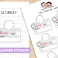 Bills Tracker Planner Sticker Set