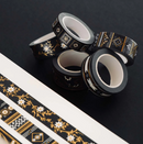 Literati - Black | Washi (Set of 5)