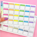Blank Calendar | Sticker Sheet