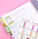 Blank Calendar | Sticker Sheet