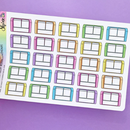 Blank Desk Block Calendar | Large Sticker Sheet
