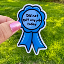 Blue Ribbon Adult Award | Vinyl Sticker