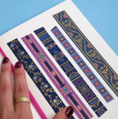 Literati - Blue | Washi (Set of 5)