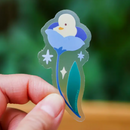 Blue Flower Duck | Vinyl Sticker
