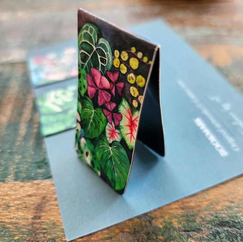 Set of 3 - Indoor Plant and Flower | Magnetic Bookmark